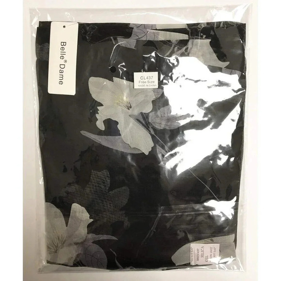 Women’s Chiffon Kimono Bathing Cover Up Open Front Duster Kimono Dress - Picture 7 of 7